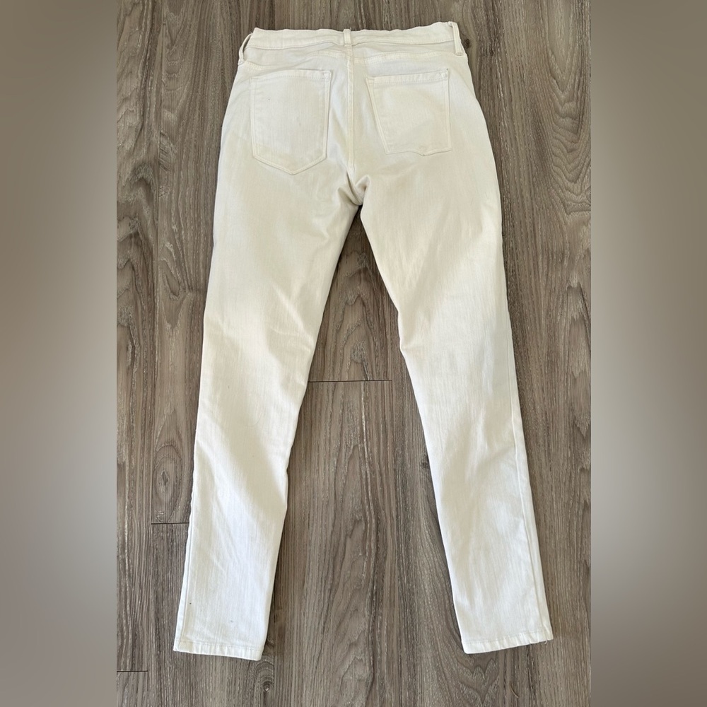 Women’s Banana Republic Sculpt Skinny White Jeans, size 26/2 - Picture 3 of 5